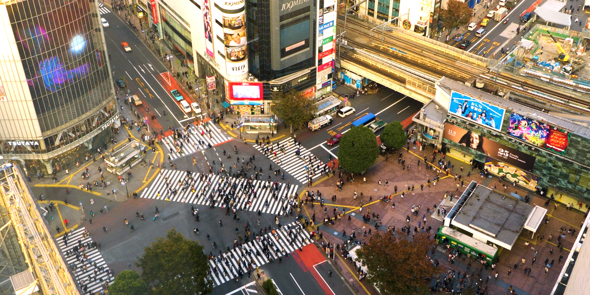 Blick auf die Shibuya-Kreuzung ©JNTO